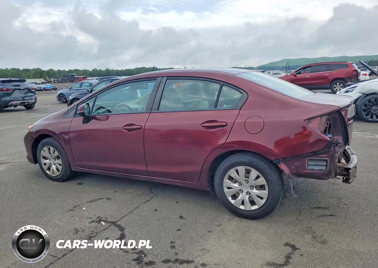 2012 Honda Civic Lx VIN:2HGFB2F5XCH609150 - 2