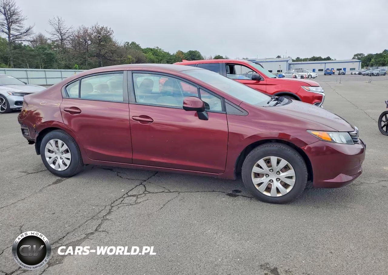 2012 Honda Civic Lx VIN:2HGFB2F5XCH609150 - 4