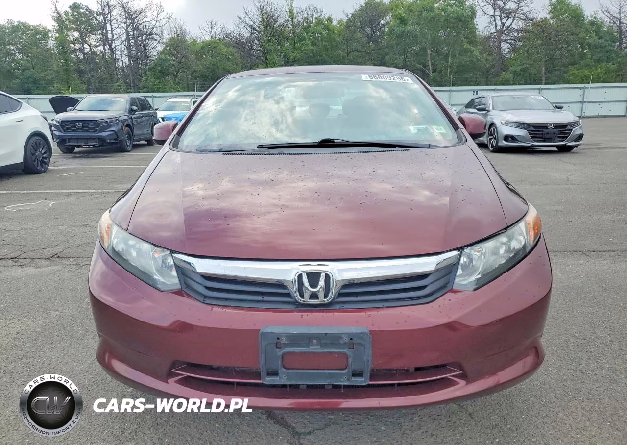 2012 Honda Civic Lx VIN:2HGFB2F5XCH609150 - 5