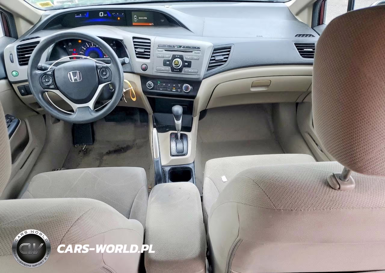 2012 Honda Civic Lx VIN:2HGFB2F5XCH609150 - 8