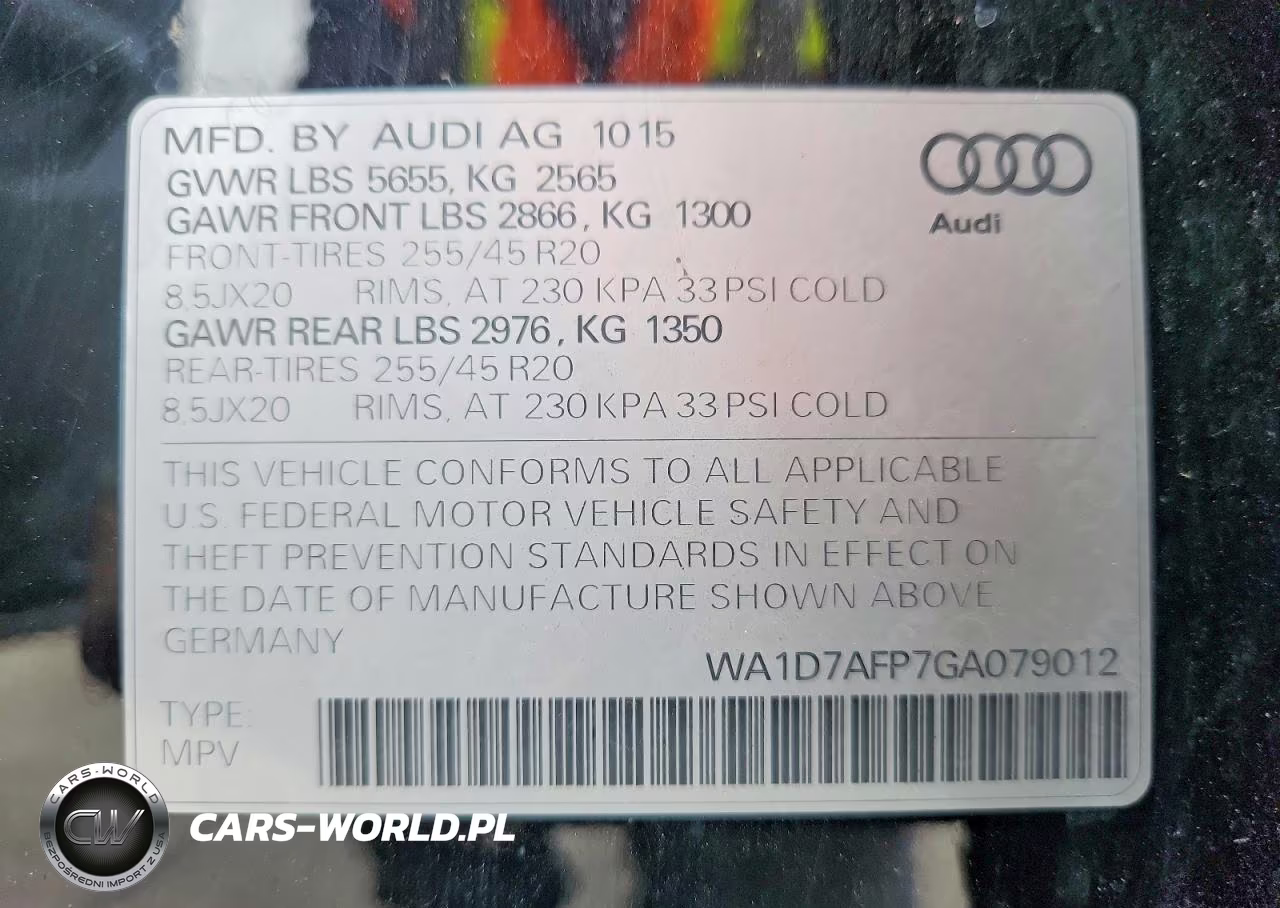 2016 Audi Q5 Premium Plus S-Line VIN:WA1D7AFP7GA079012 - 13