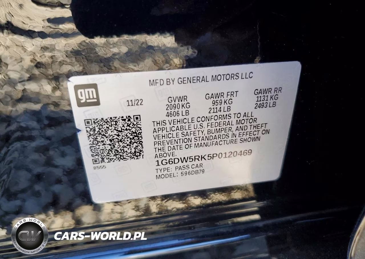 2023 Cadillac Ct5 Luxury VIN:1G6DW5RK5P0120469 - 12
