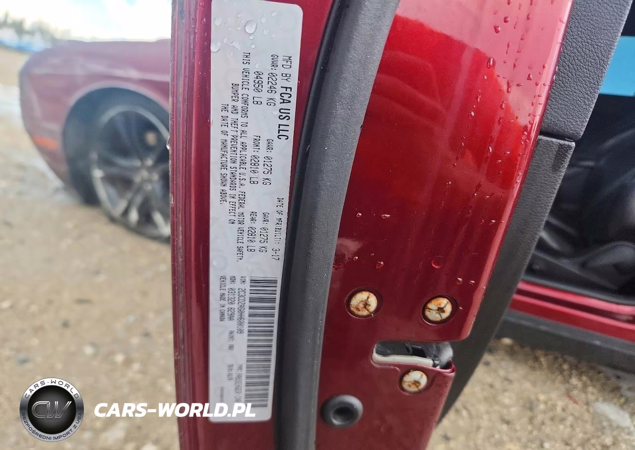2017 Dodge Challenger Sxt VIN:2C3CDZAG0HH600109 - 12