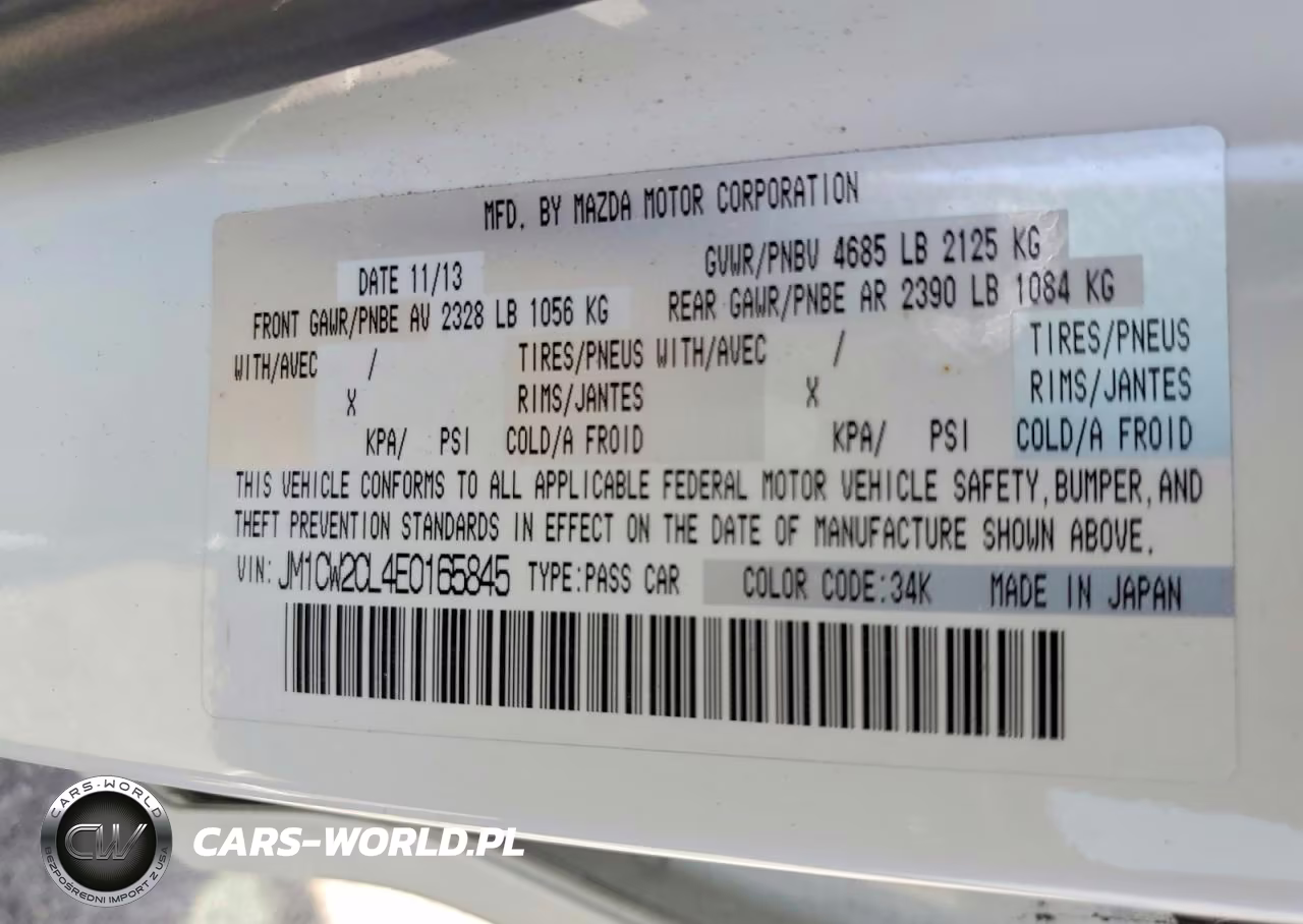 2014 Mazda 5 Touring VIN:JM1CW2CL4E0165845 - 14