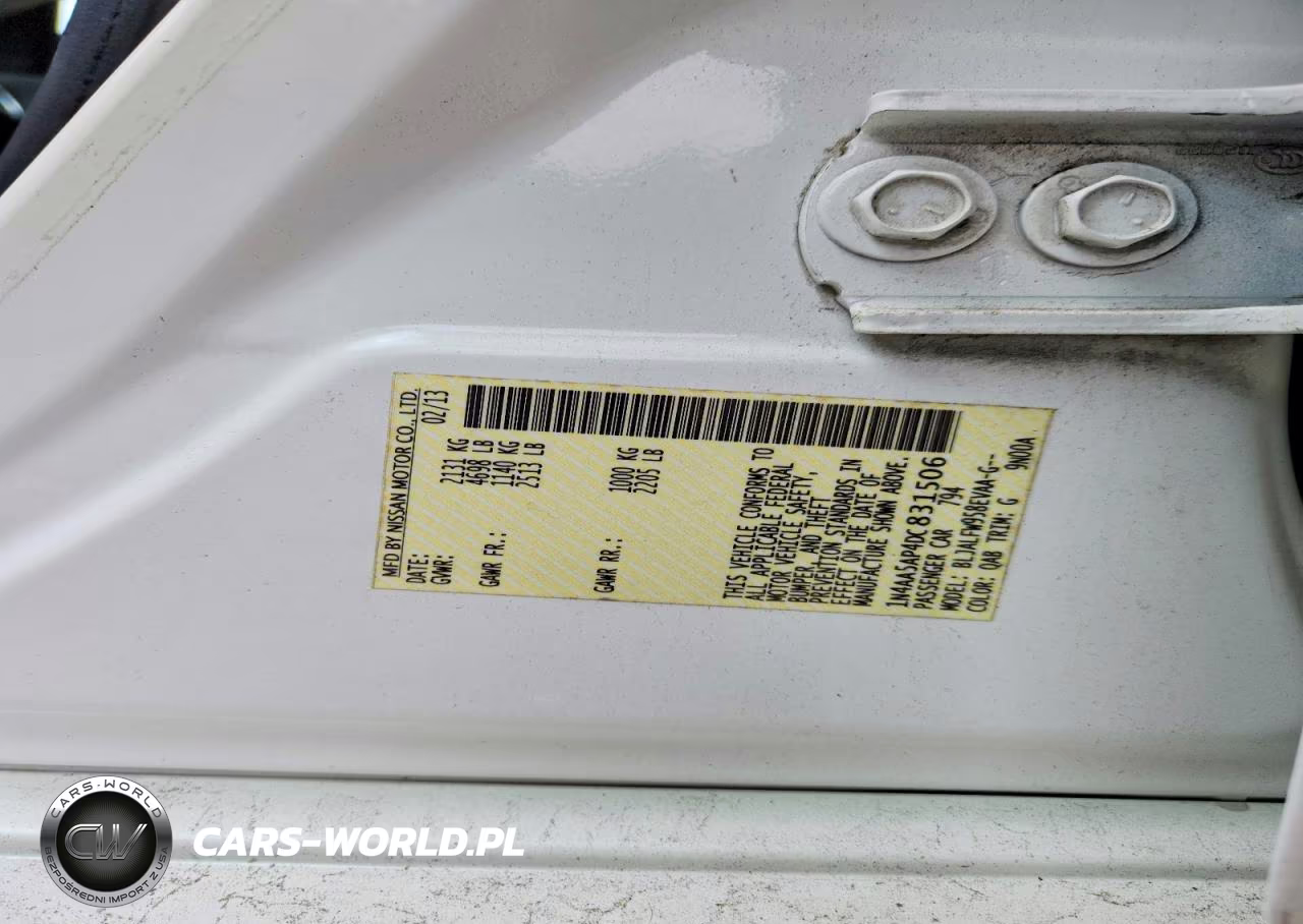 2013 Nissan Maxima 3.5 S VIN:1N4AA5AP4DC831506 - 12