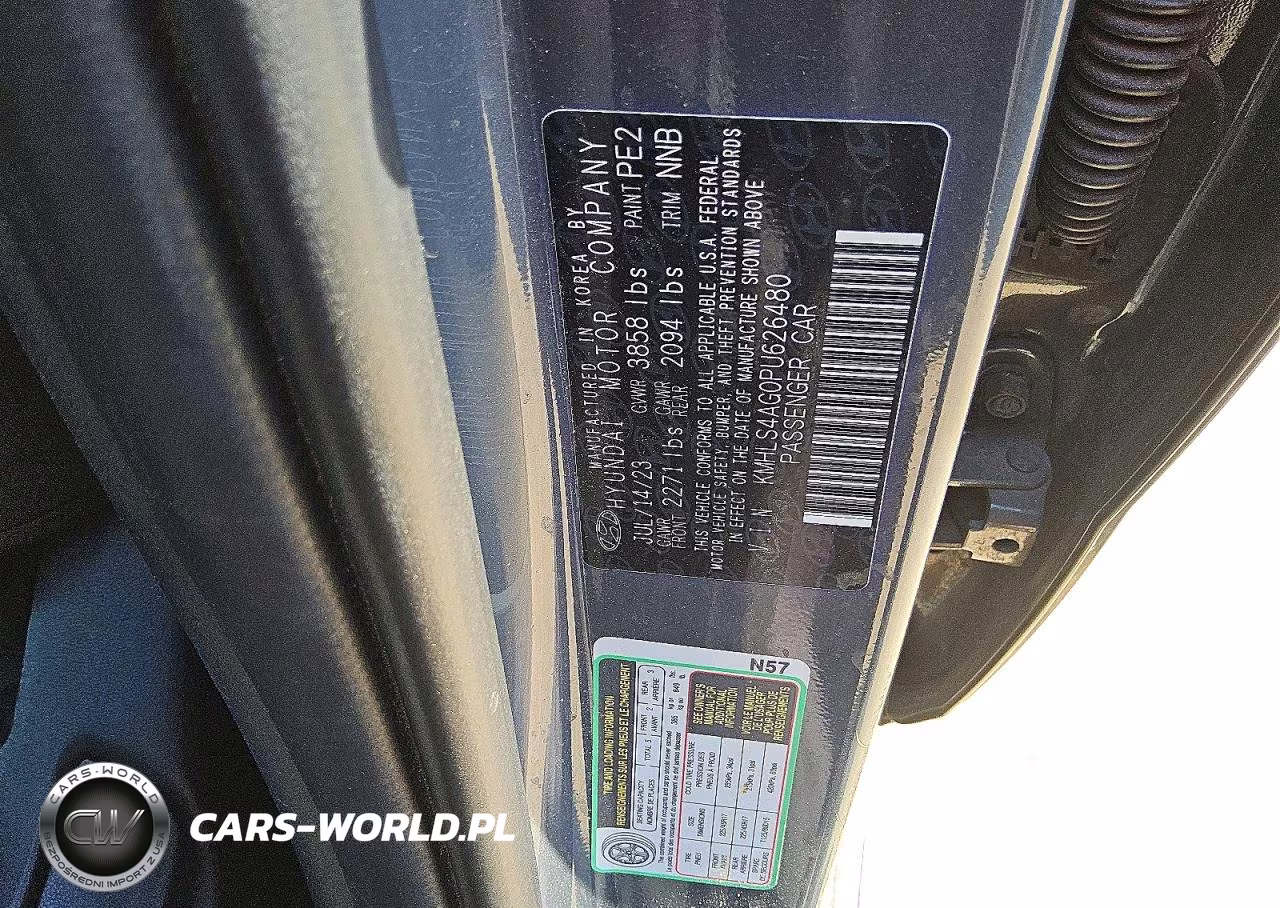 2023 Hyundai Elantra Sel VIN:KMHLS4AG0PU626480 - 12