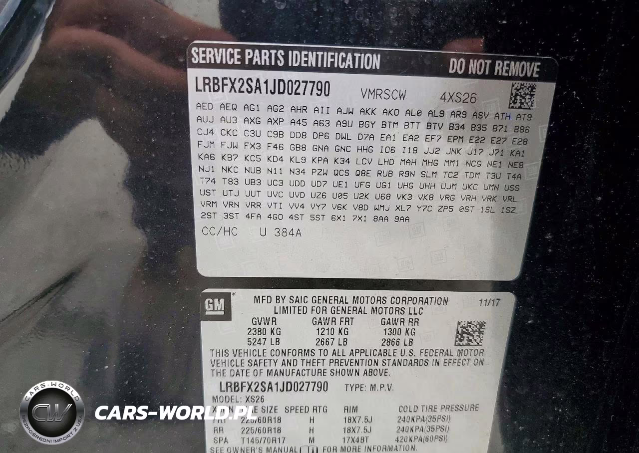 2018 Buick Envision Essence VIN:LRBFX2SA1JD027790 - 12