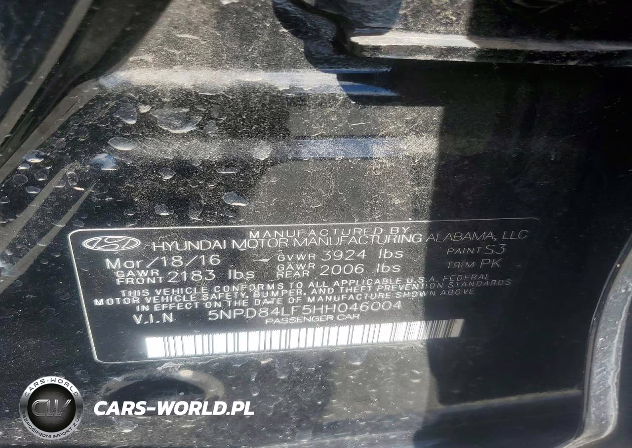 2017 Hyundai Elantra Se VIN:5NPD84LF5HH046004 - 12