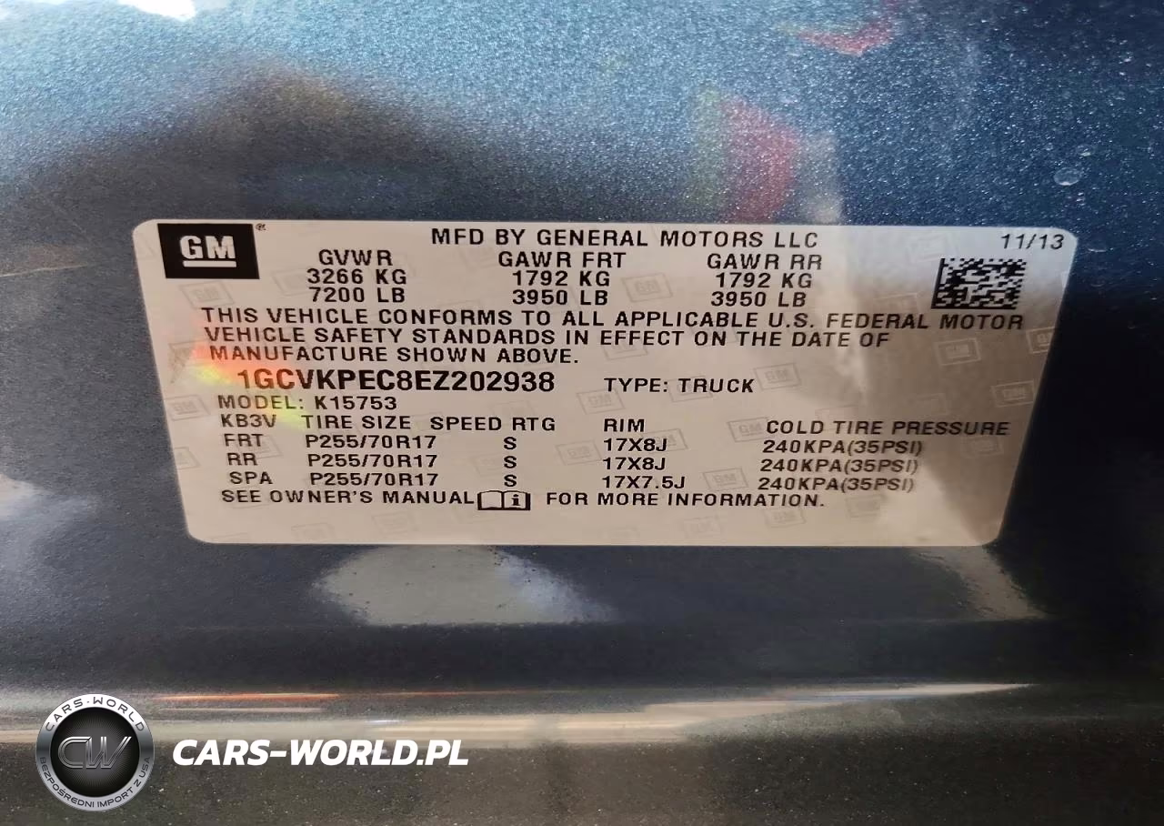 2014 Chevrolet Silverado K1500 VIN:1GCVKPEC8EZ202938 - 12