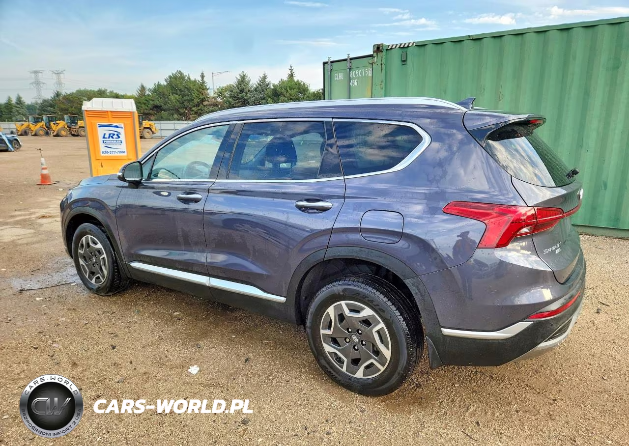 2022 Hyundai Santa Fe Blue VIN:KM8S2DA13NU028002 - 2