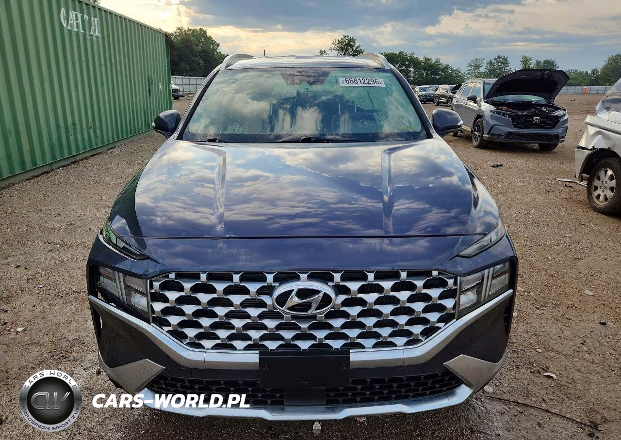 2022 Hyundai Santa Fe Blue VIN:KM8S2DA13NU028002 - 5