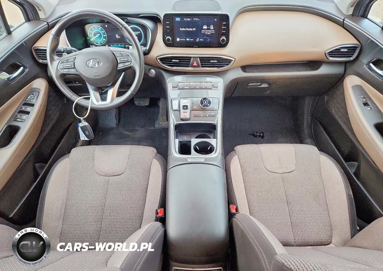 2022 Hyundai Santa Fe Blue VIN:KM8S2DA13NU028002 - 8