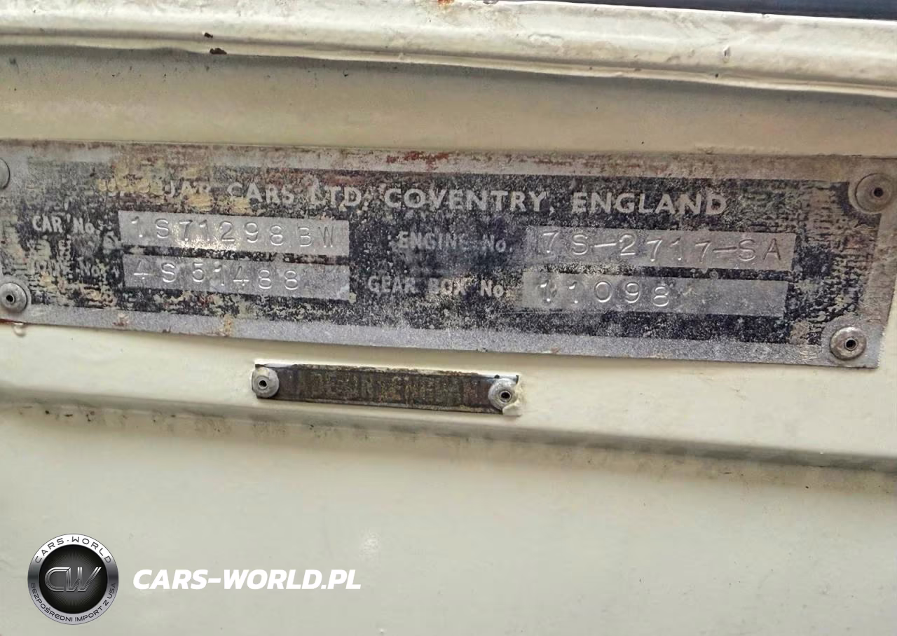 1971 Jaguar E - Type VIN:1S71298BW - 10