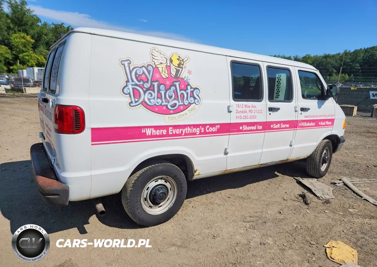 2001 Dodge Ram Van B2500 VIN:2B7JB21Y61K517947 - 3