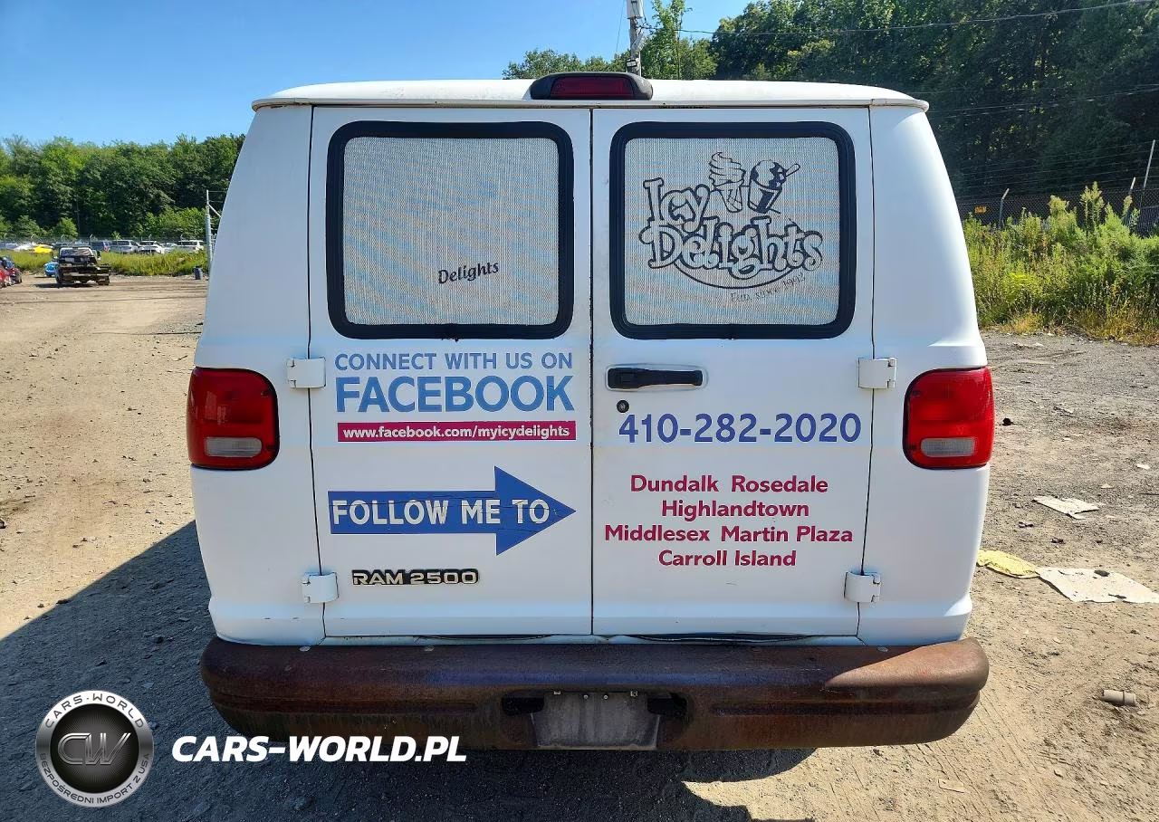 2001 Dodge Ram Van B2500 VIN:2B7JB21Y61K517947 - 6