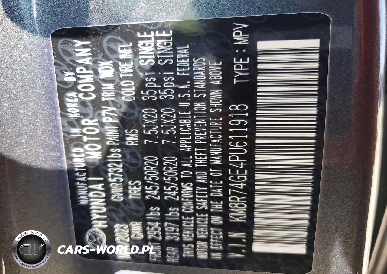 2023 Hyundai Palisade Calligraphy VIN:KM8R74GE4PU611918 - 15