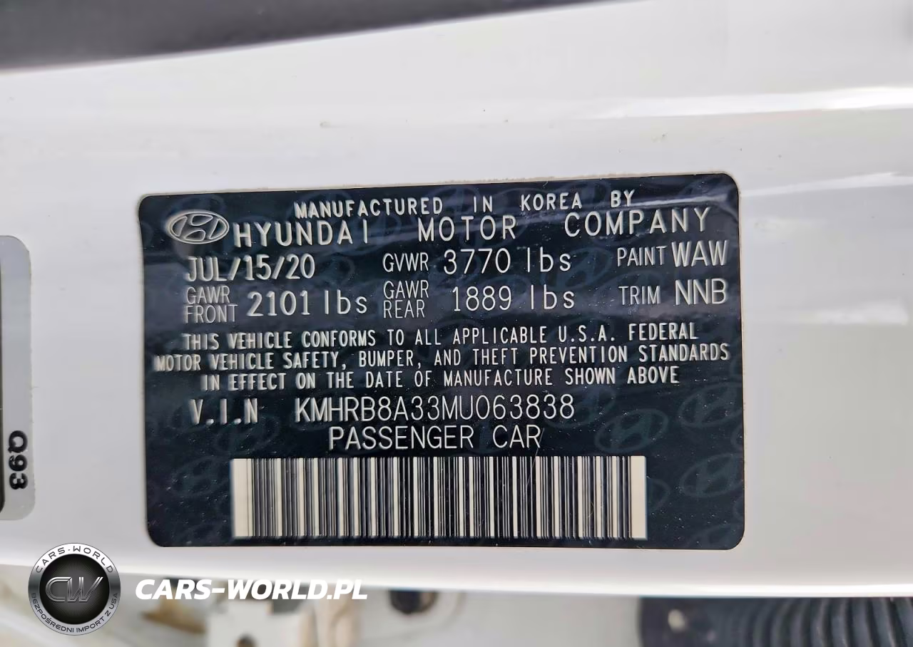 2021 Hyundai Venue Se VIN:KMHRB8A33MU063838 - 13