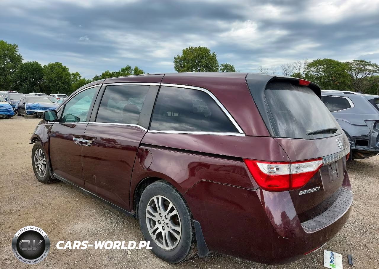 2012 Honda Odyssey Exl VIN:5FNRL5H68CB132899 - 2