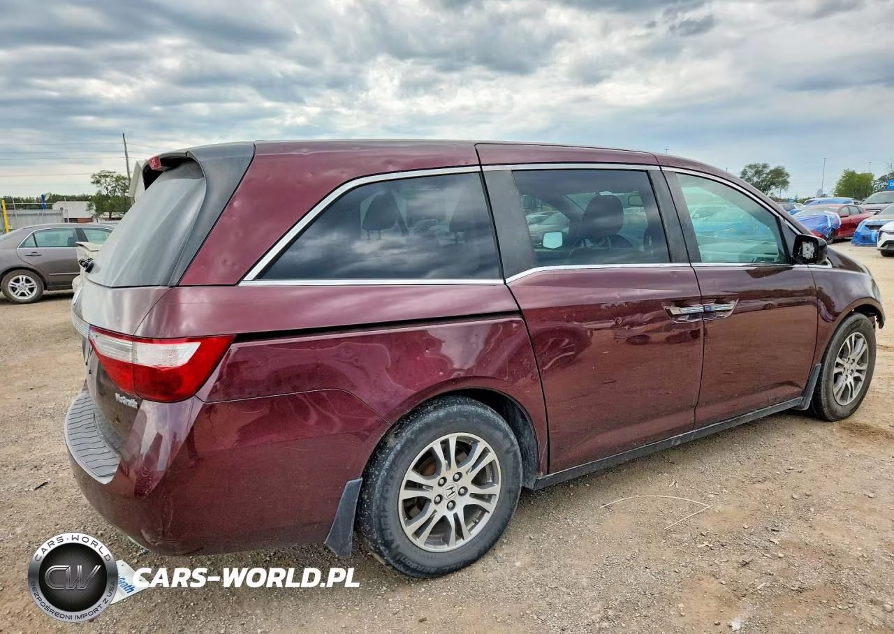 2012 Honda Odyssey Exl VIN:5FNRL5H68CB132899 - 3