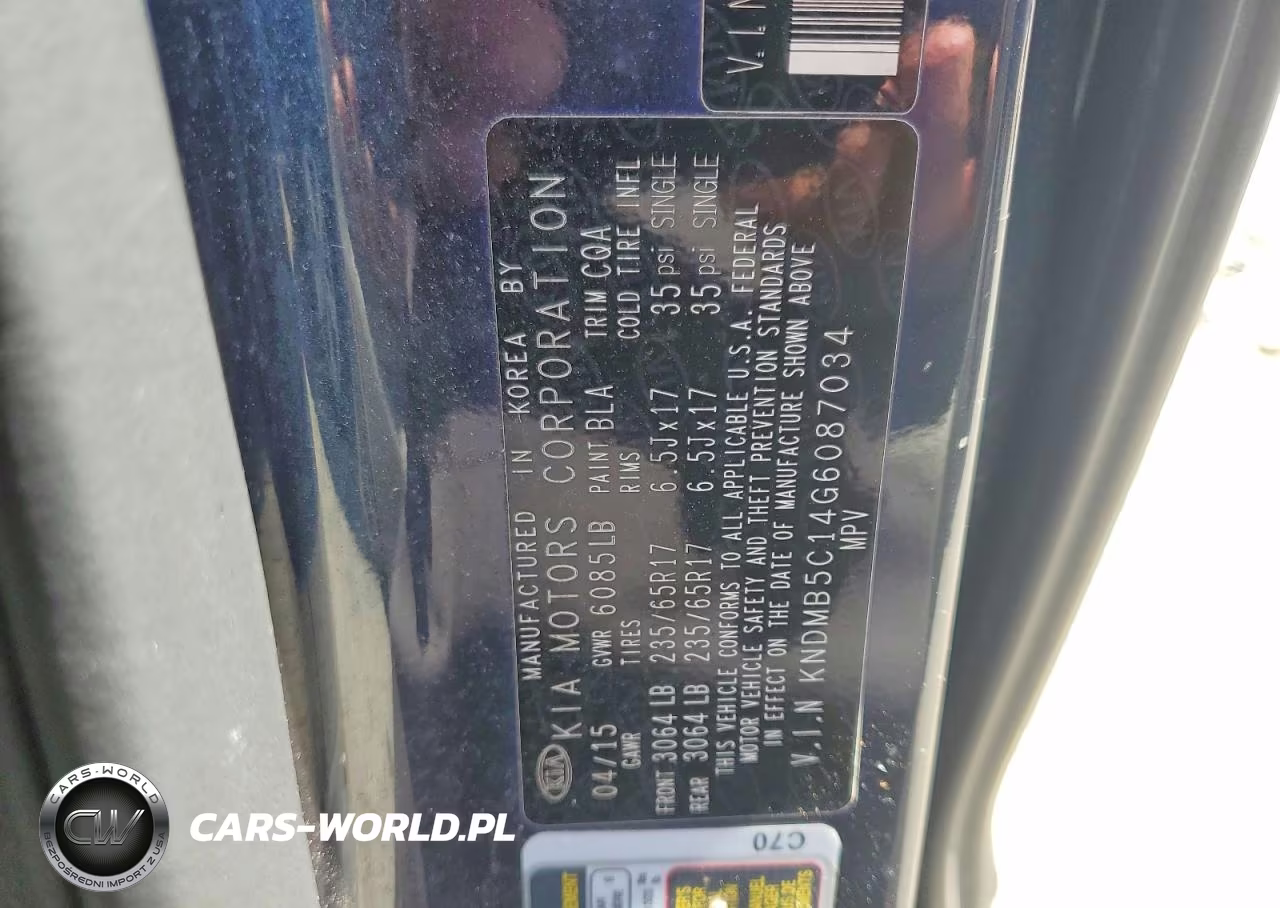 2016 Kia Sedona Lx VIN:KNDMB5C14G6087034 - 13