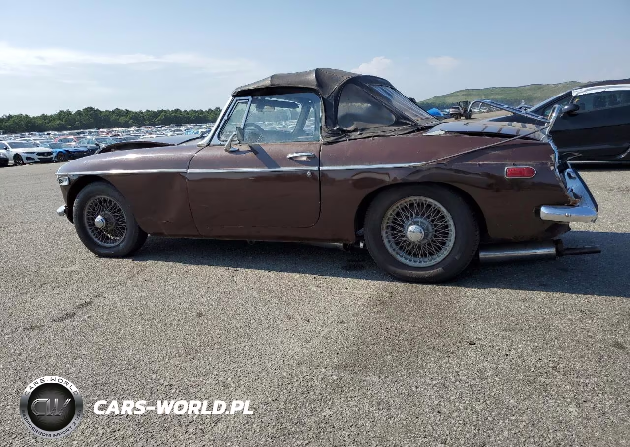 1972 Mg Mgb VIN:GHN5UC263721G - 2