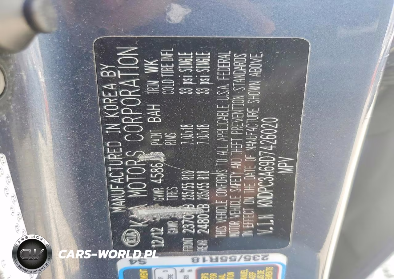2013 Kia Sportage Sx VIN:KNDPC3A69D7426020 - 14