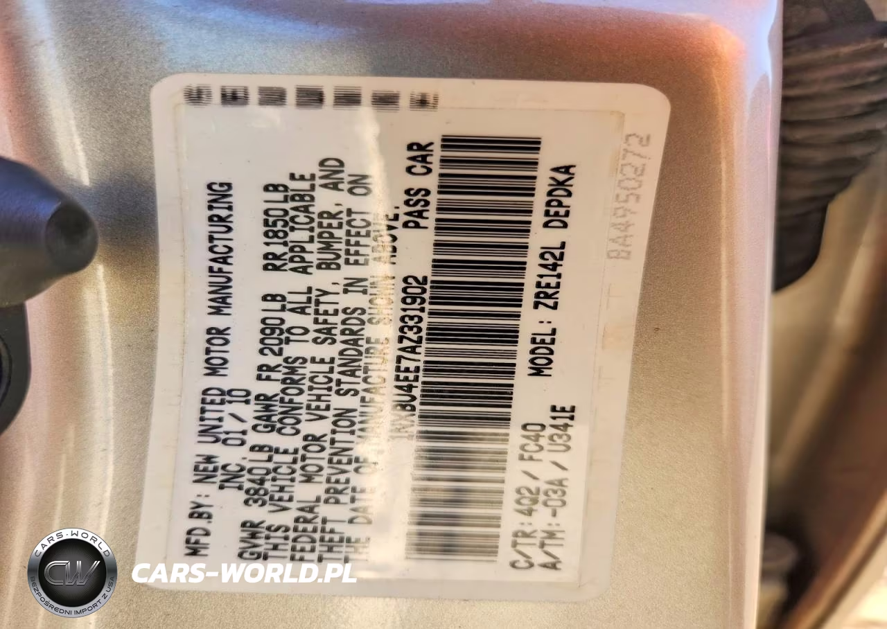 2010 Toyota Corolla Le VIN:1NXBU4EE7AZ331902 - 13