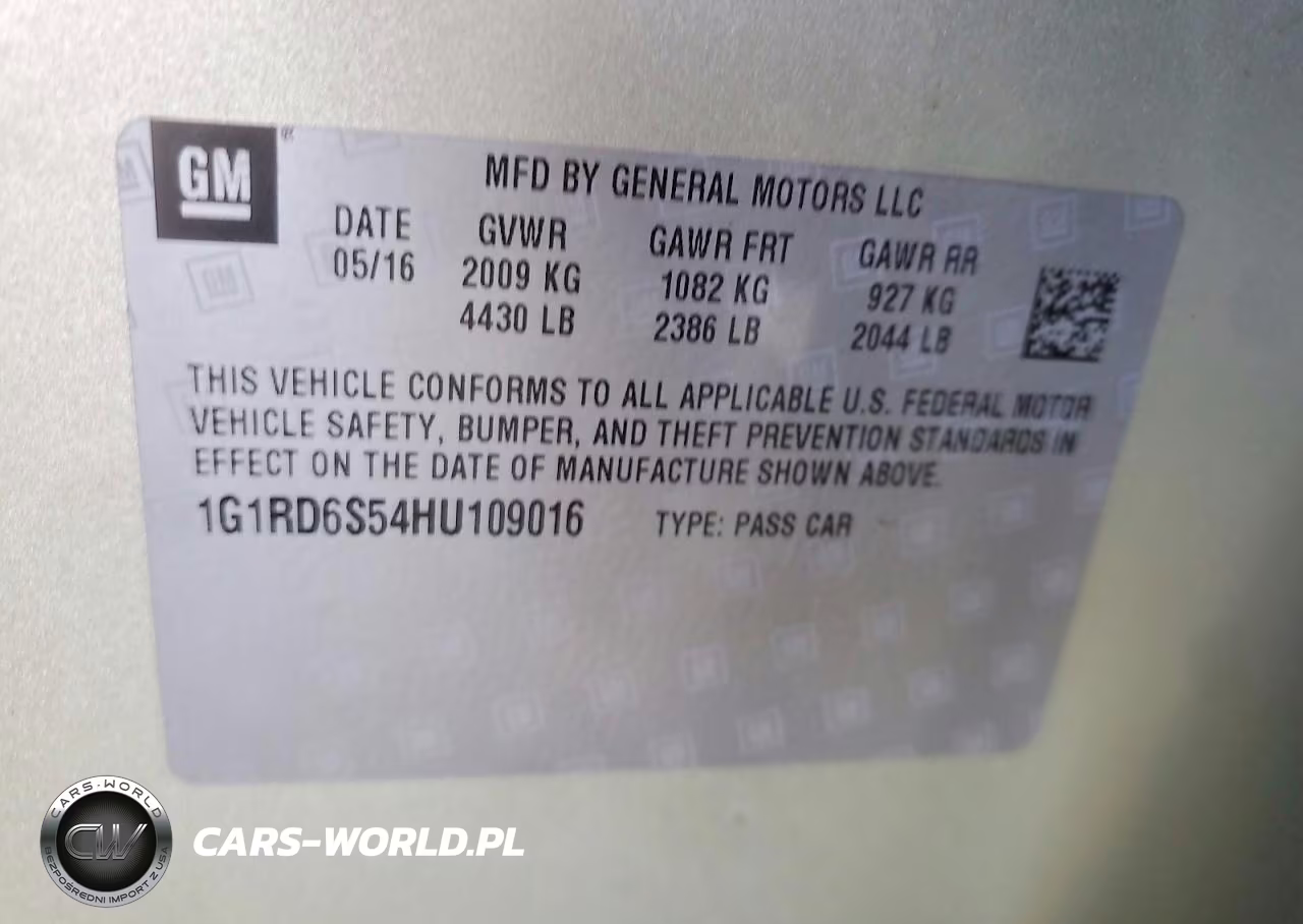 2017 Chevrolet Volt Premier VIN:1G1RD6S54HU109016 - 12