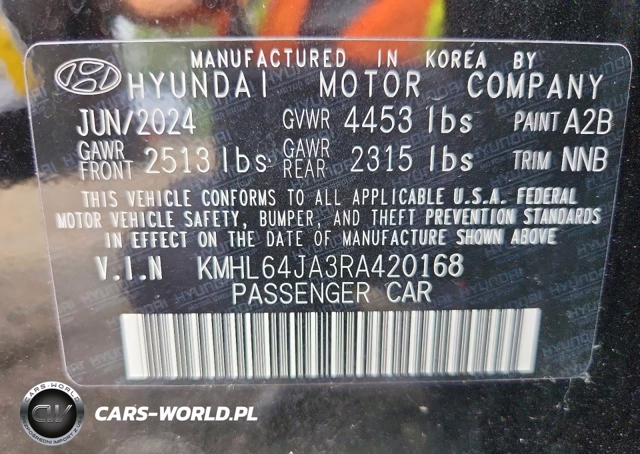 2024 Hyundai Sonata Sel VIN:KMHL64JA3RA420168 - 12
