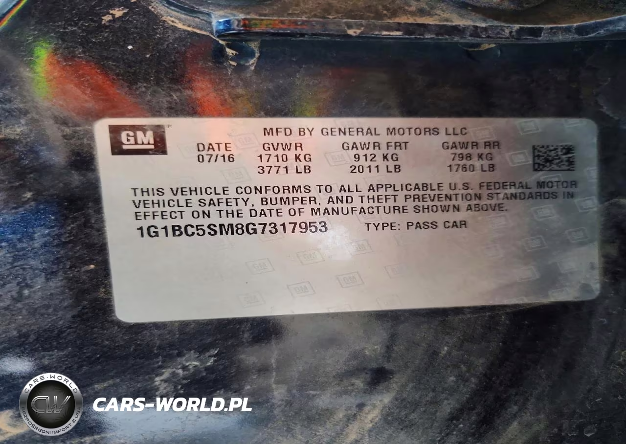 2016 Chevrolet Cruze Ls VIN:1G1BC5SM8G7317953 - 12