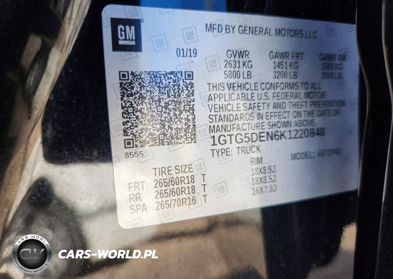 2019 GMC Canyon Slt VIN:1GTG5DEN6K1220848 - 12
