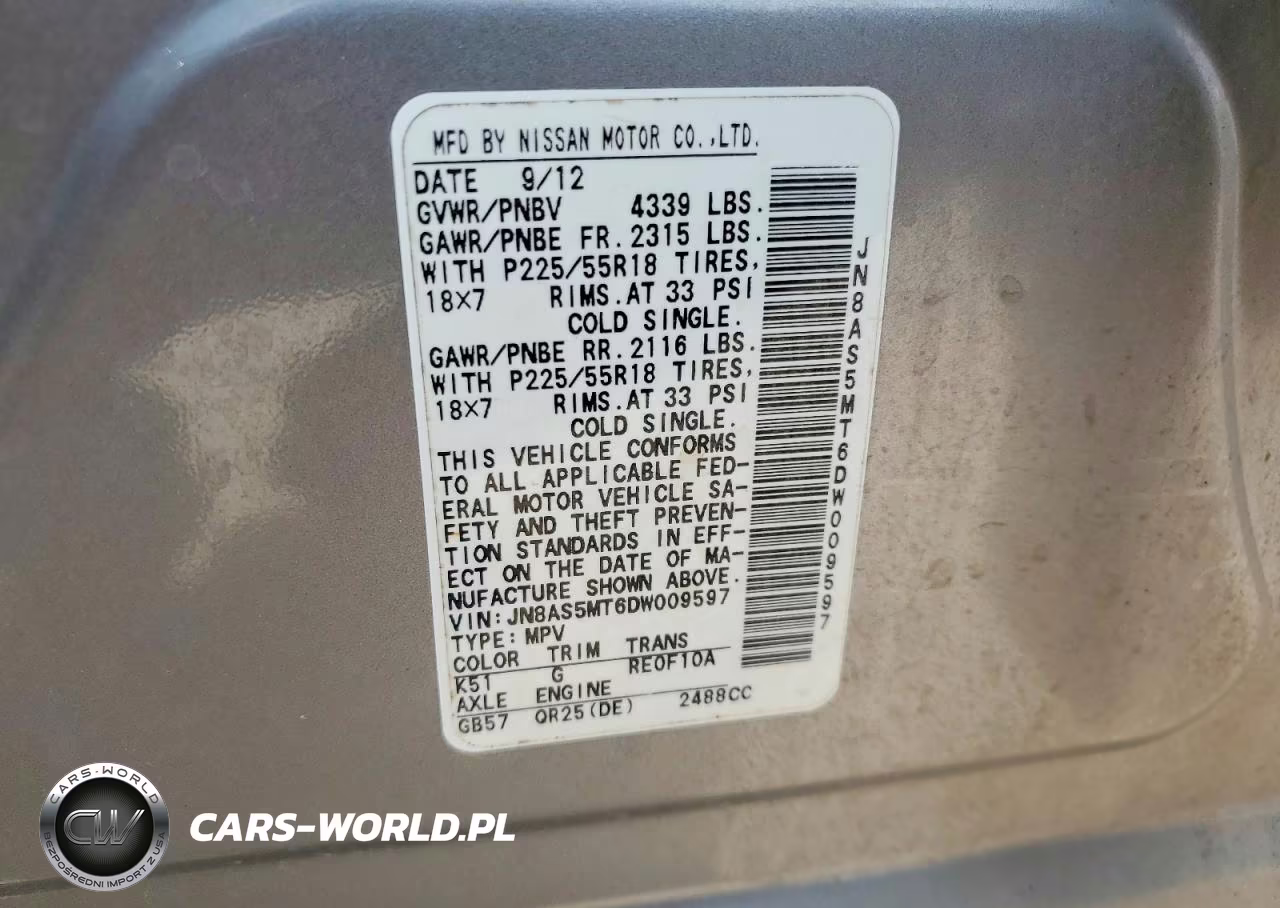 2013 Nissan Rogue S VIN:JN8AS5MT6DW009597 - 13
