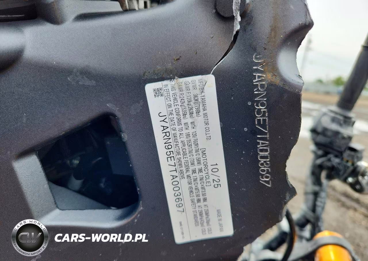 2026 Yamaha Mt09 Sp VIN:JYARN95E7TA003697 - 8