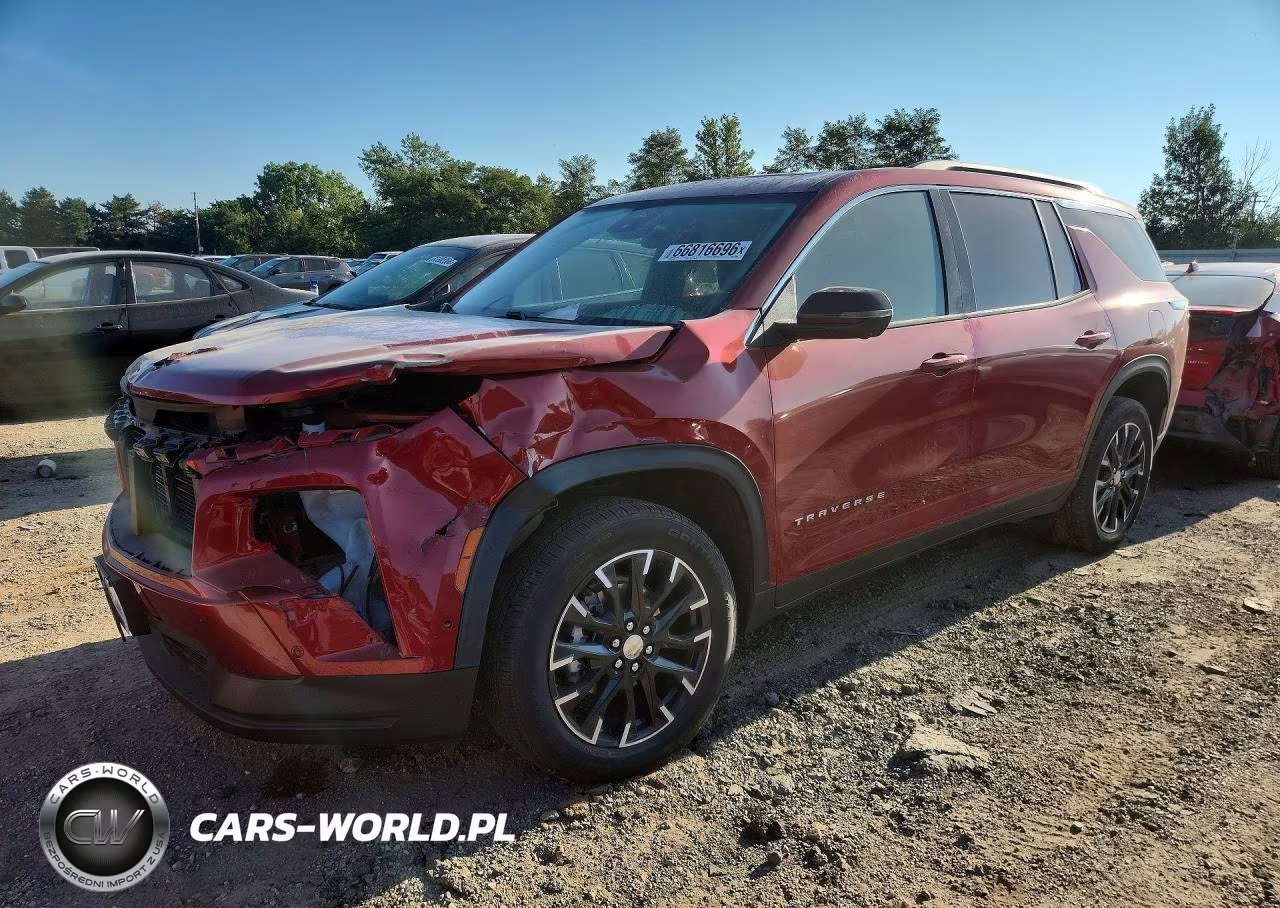2025 Chevrolet Traverse Lt VIN:1GNEVGRS4SJ177241 - 1