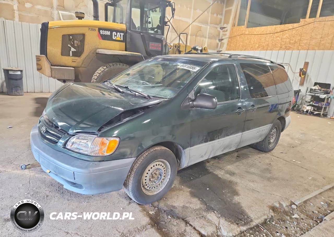2002 Toyota Sienna Le VIN:4T3ZF13C42U457801 - 1
