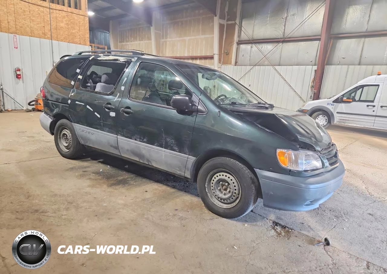 2002 Toyota Sienna Le VIN:4T3ZF13C42U457801 - 4
