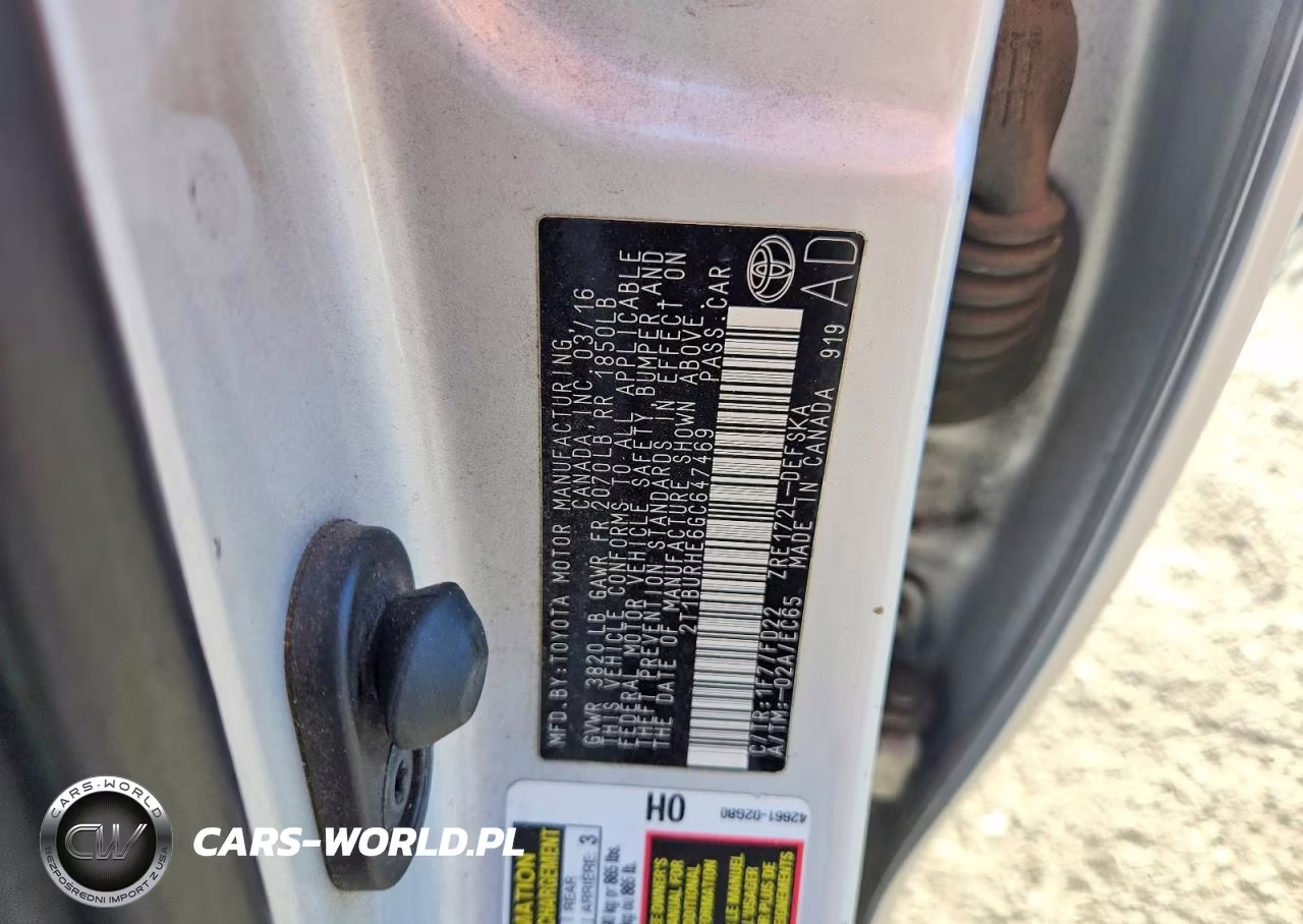 2016 Toyota Corolla S Plus VIN:2T1BURHE6GC647469 - 12