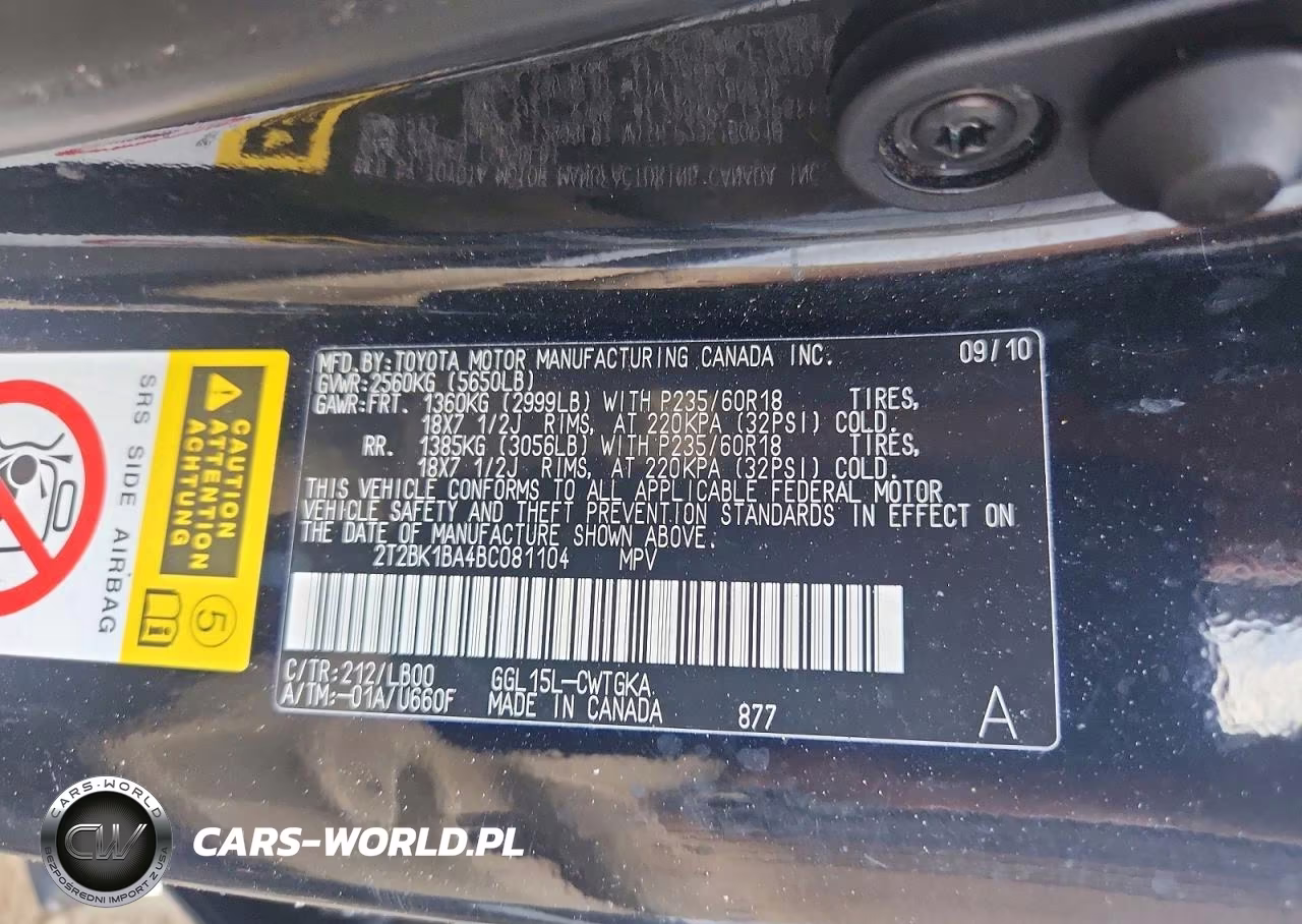 2011 Lexus Rx 350 VIN:2T2BK1BA4BC081104 - 13