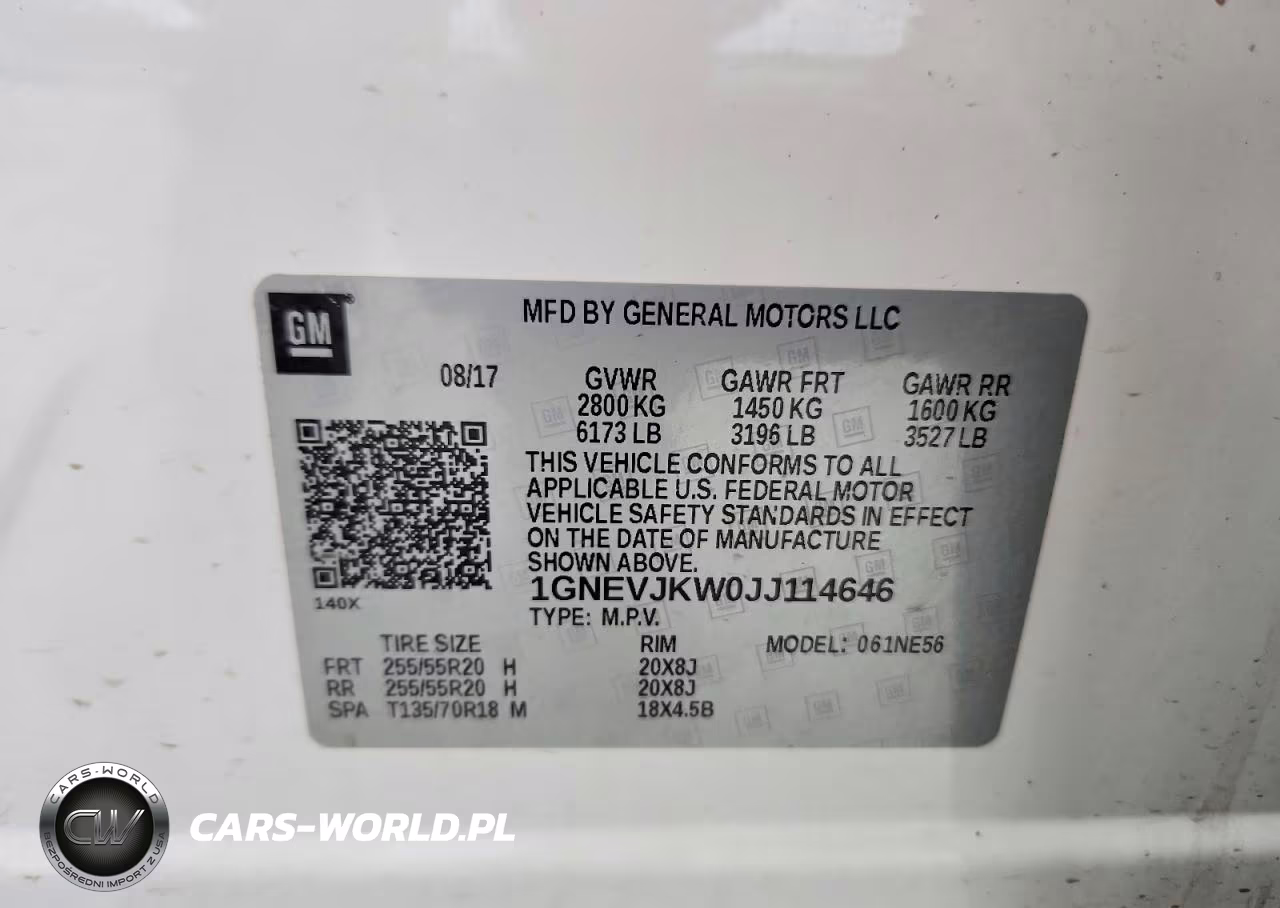 2018 Chevrolet Traverse Premier VIN:1GNEVJKW0JJ114646 - 13
