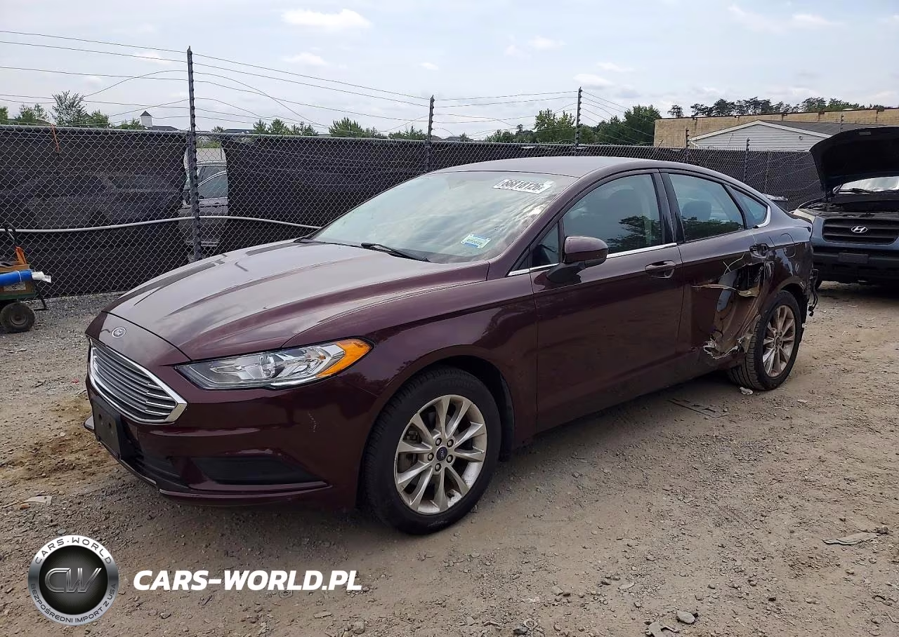 2017 Ford Fusion Se VIN:3FA6P0HD8HR219481 - 1