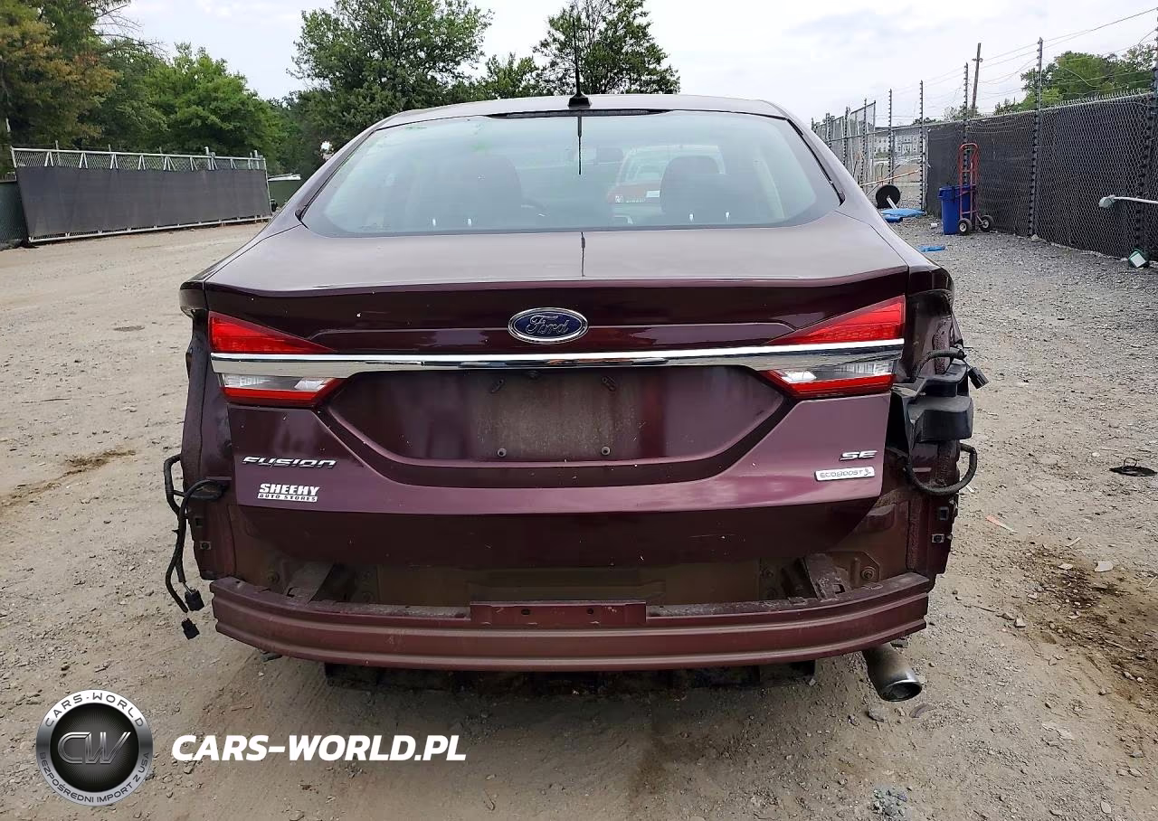 2017 Ford Fusion Se VIN:3FA6P0HD8HR219481 - 6