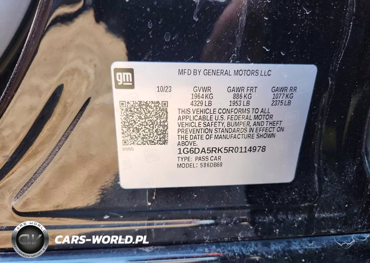 2024 Cadillac Ct4 Luxury VIN:1G6DA5RK5R0114978 - 12