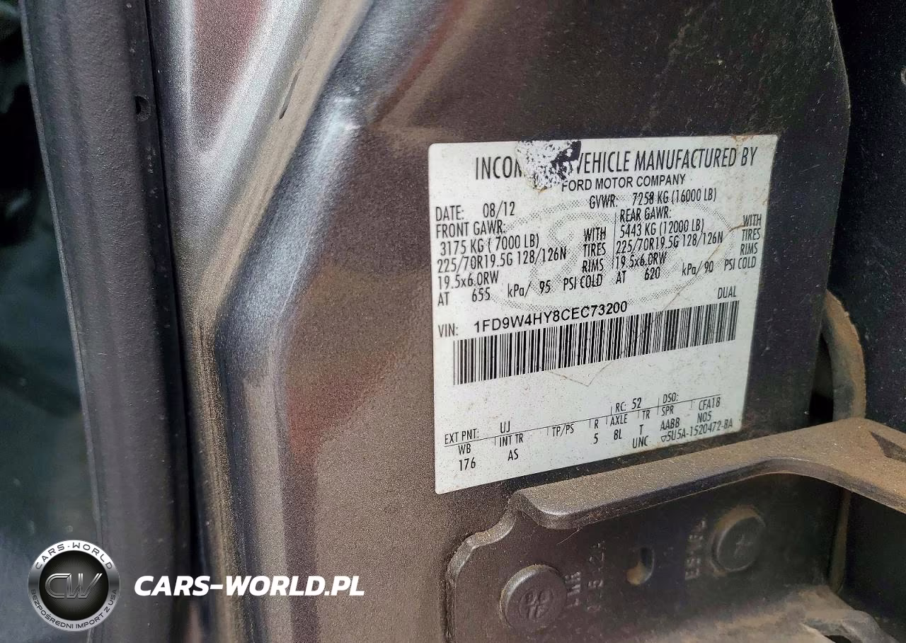 2012 Ford F450 Super Charc VIN:1FD9W4HY8CEC73200 - 13