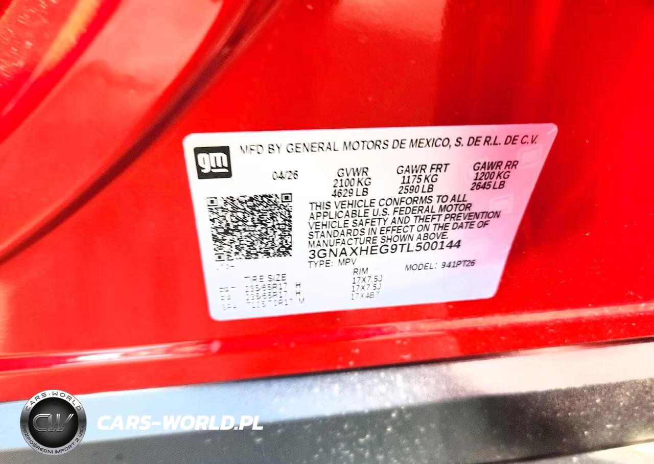 2026 Chevrolet Equinox Lt VIN:3GNAXHEG9TL500144 - 13