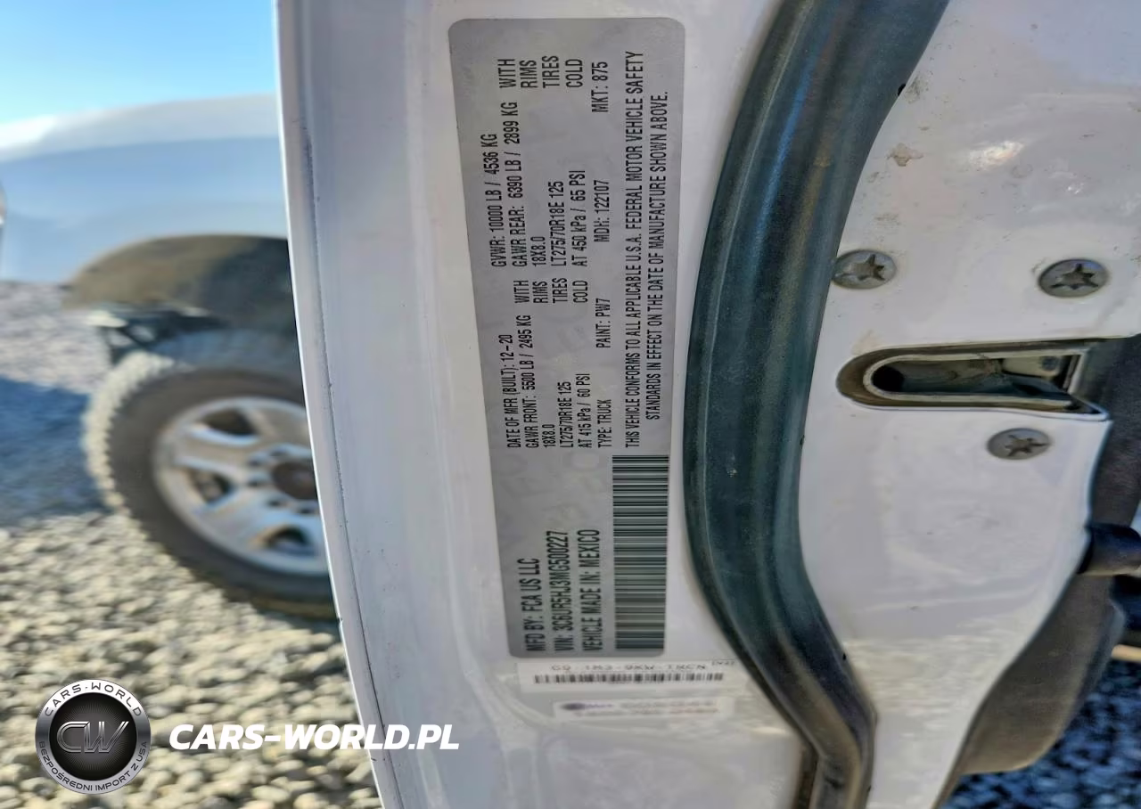 2021 Ram 2500 Tradesman VIN:3C6UR5HJ3MG500227 - 13