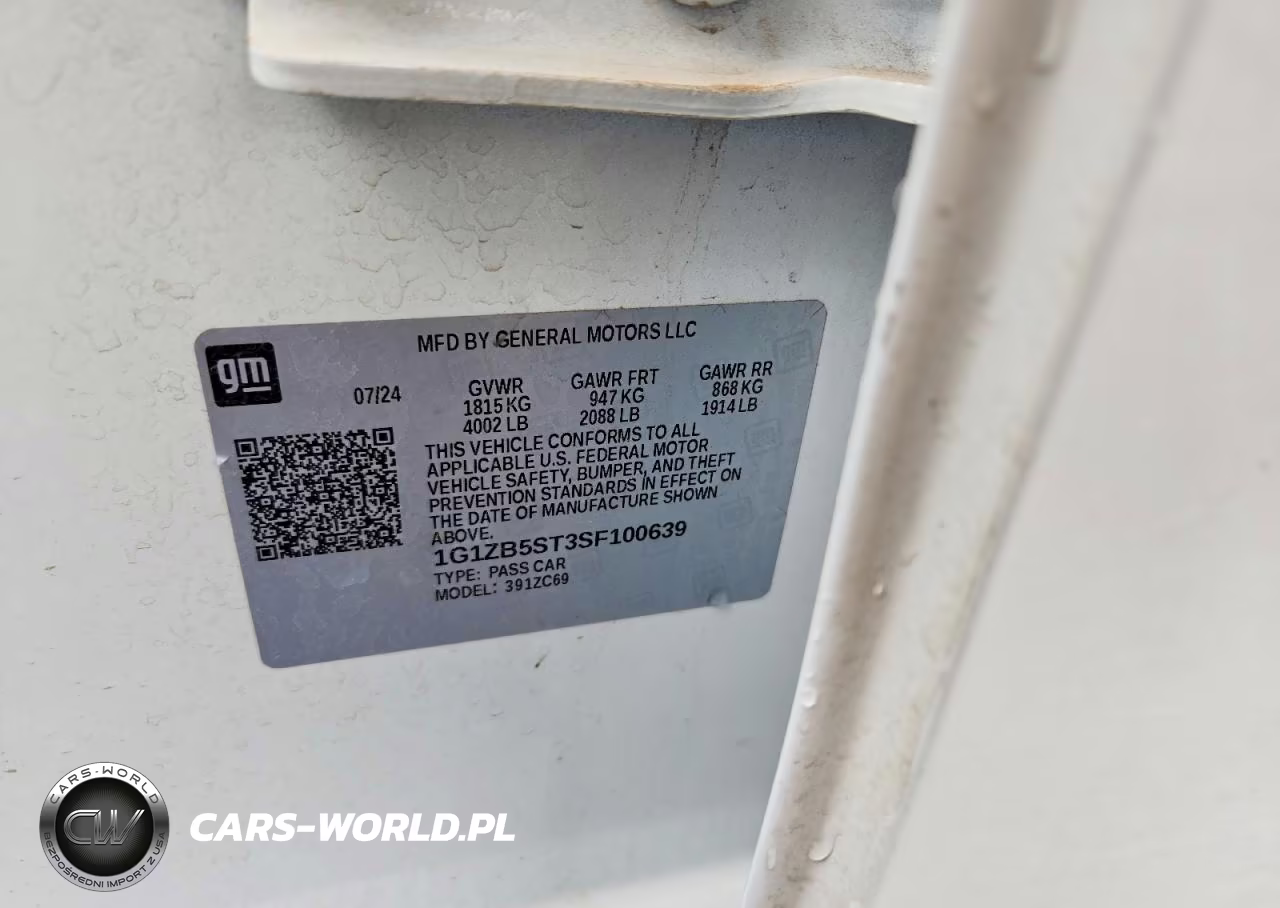 2025 Chevrolet Malibu Ls VIN:1G1ZB5ST3SF100639 - 13