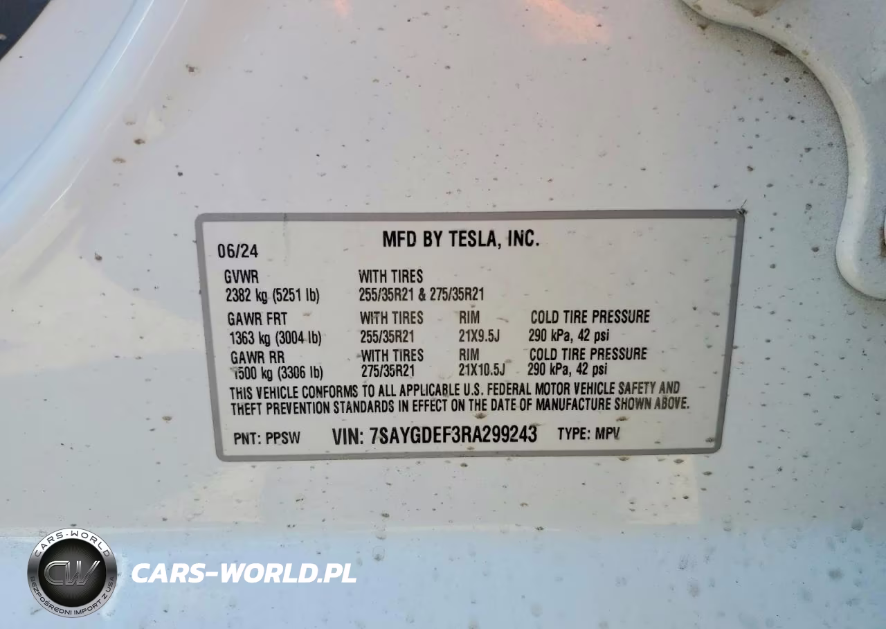 2024 Tesla Model Y VIN:7SAYGDEF3RA299243 - 13