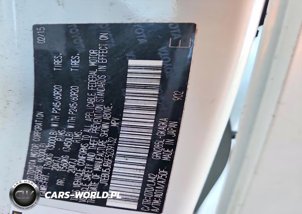 2015 Toyota 4Runner Limited VIN:JTEBU5JR6F5239132 - 13