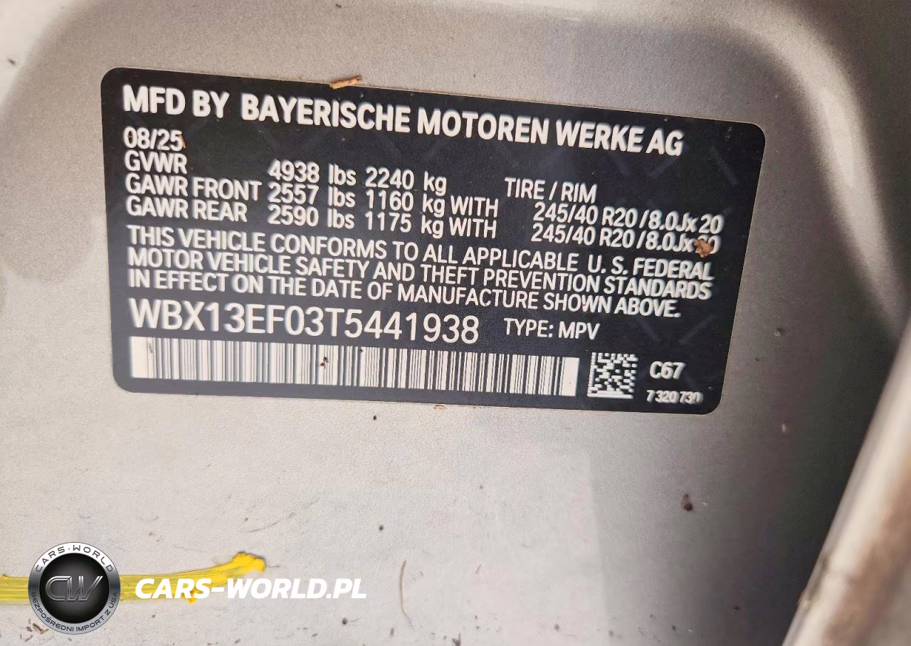 2026 BMW X1 M35I VIN:WBX13EF03T5441938 - 14