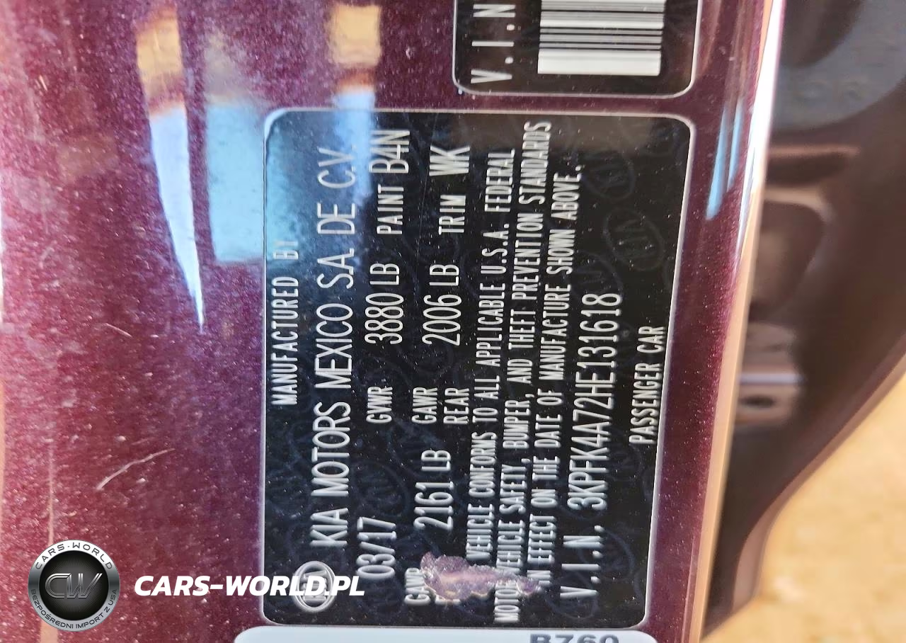 2017 Kia Forte Lx VIN:3KPFK4A72HE131618 - 12